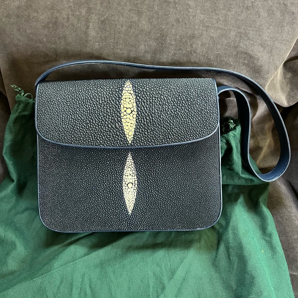 Elegant Black and White Women's Bag